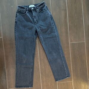 ABERCROMBIE VINTAGE STRAIGHT HIGH RISE CURVE LOVE